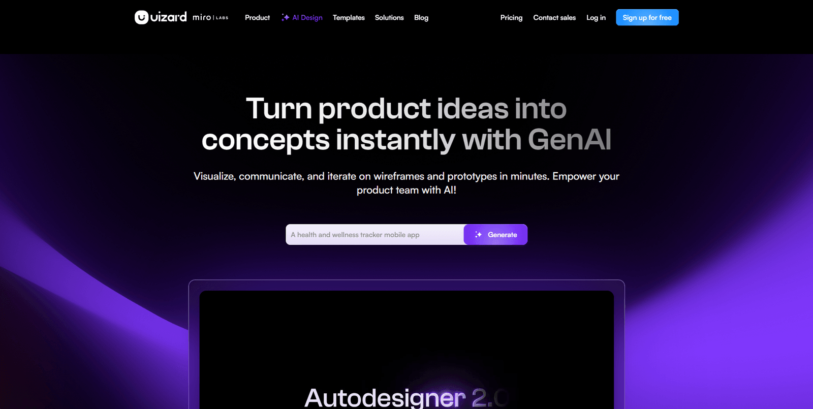 Framer AI website builder interface